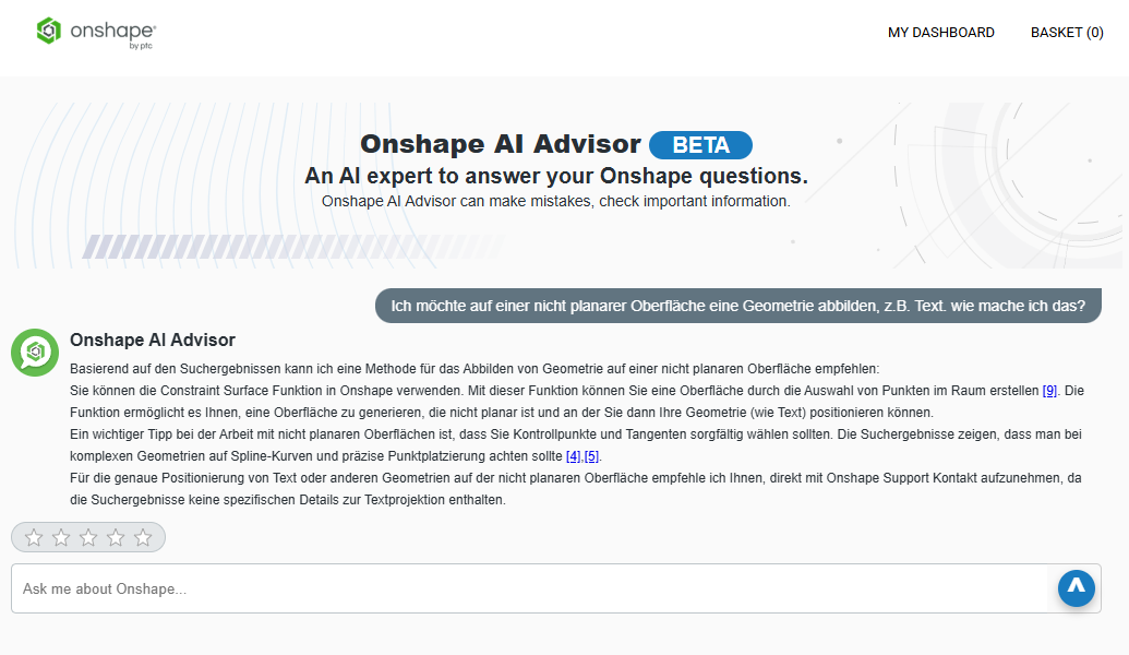 Wie der Onshape AI Advisor Ihre CAD-Arbeit revolutioniert: Tipps für den Einstieg