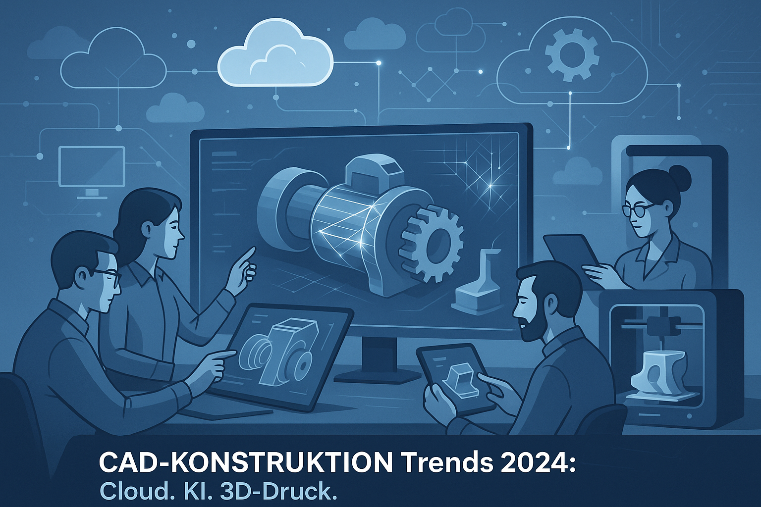 CAD-Konstruktion Trends 2024: Die Zukunft des Maschinenbaus